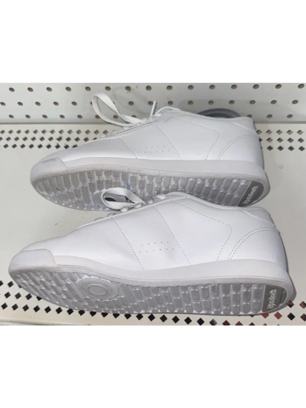 Reebok Classic Princess Womens Leather Athletic Shoes Sneakers Size 8 White